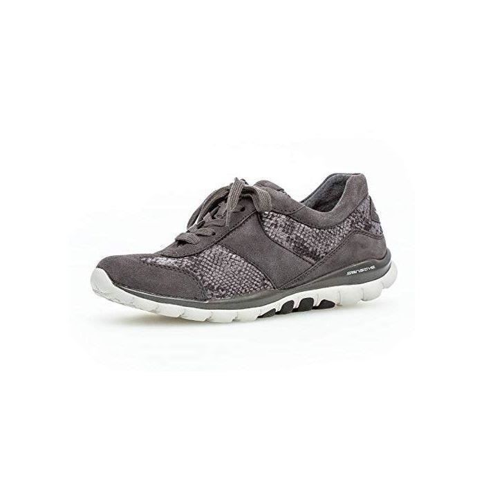 Gabor Femme Faible Low 36.960 Dame Chaussures de Sport Chaussures a Lacets permeable a l air Carbone 38 EU 5 UK Achat Vente Gabor Femme Faible Low 36.960 pas cher Cdiscount