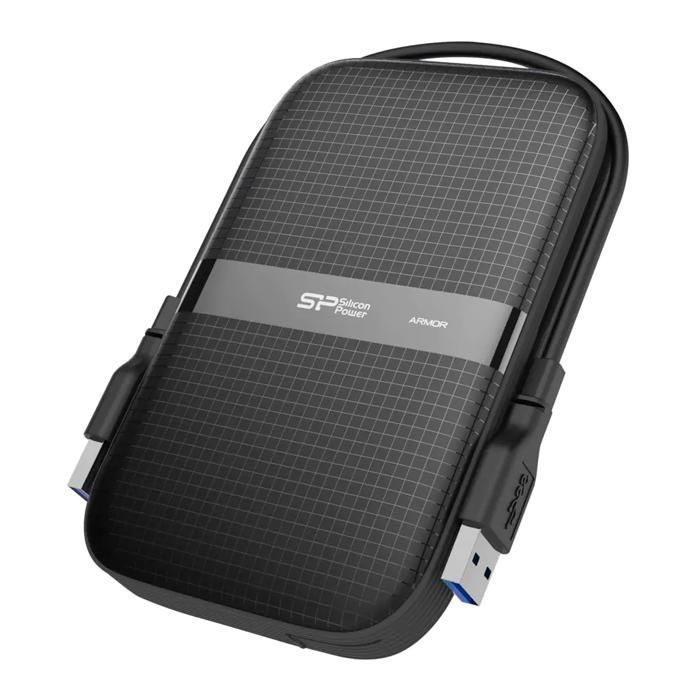 Disque dur Externe – Silicon Power – Armor A60 2To Noir – Résistant aux chutes USB3.2