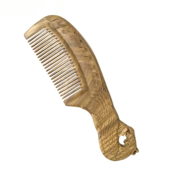 Lot De 2 Peignes En Bois Chauve Parodiques + 2 Autocollants Drôles – Accessoires De Jeu De Rôle Pour Fêtes, Anniversaire Et Halloween
