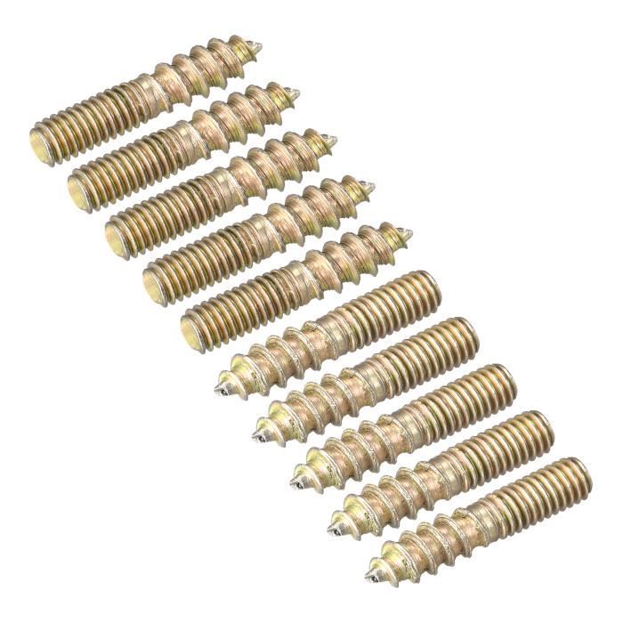 12 Vis En Laiton M4x20mm – Tête Cruciforme Cylindrique Pour Meubles