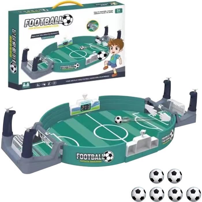 Mini Jeu De Football De Table Avec 2 Buts - Baby-foot Compact Pour Fêtes Et Bars