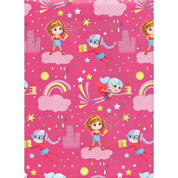 ARKRAFT Geschenkpapier 3 Blatt 90x65cm - FSC Zertifiziert & Plastikfrei Im Sizilien Design