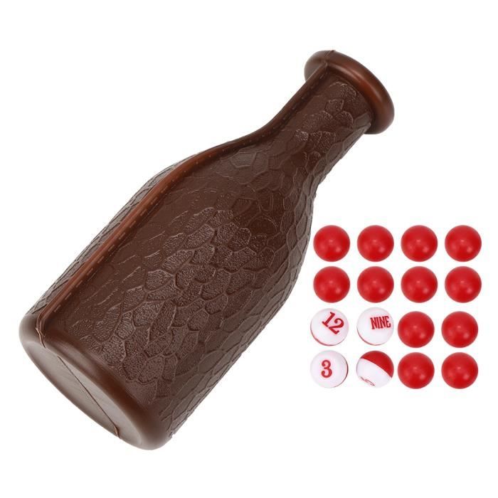 Piste de dés en bois 25 cm pour jeux de dé forme octogonale avec 5 dés