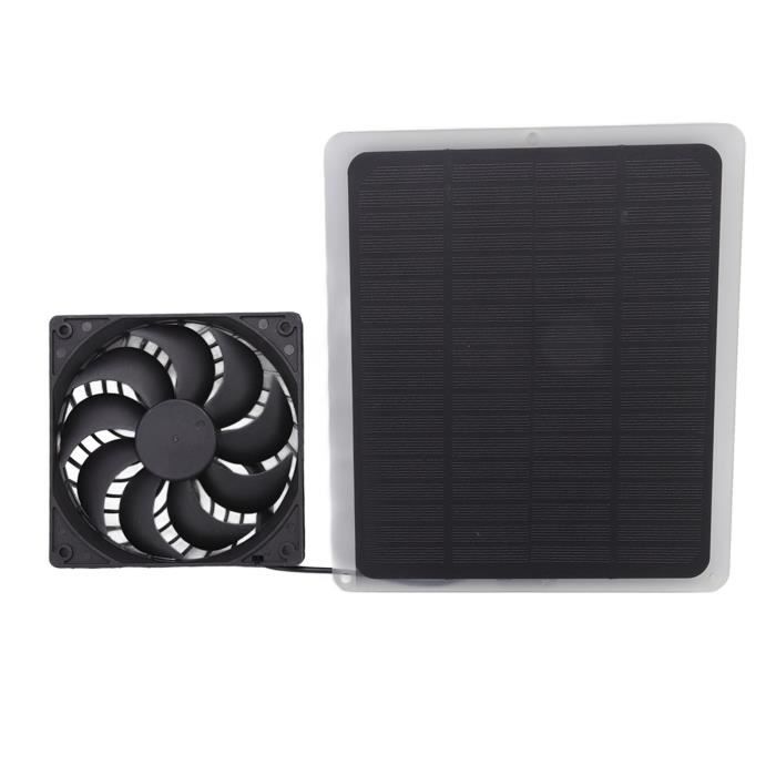 Ventilateur solaire - QQMORA - Ventilateur chapeau à clip - Automatique