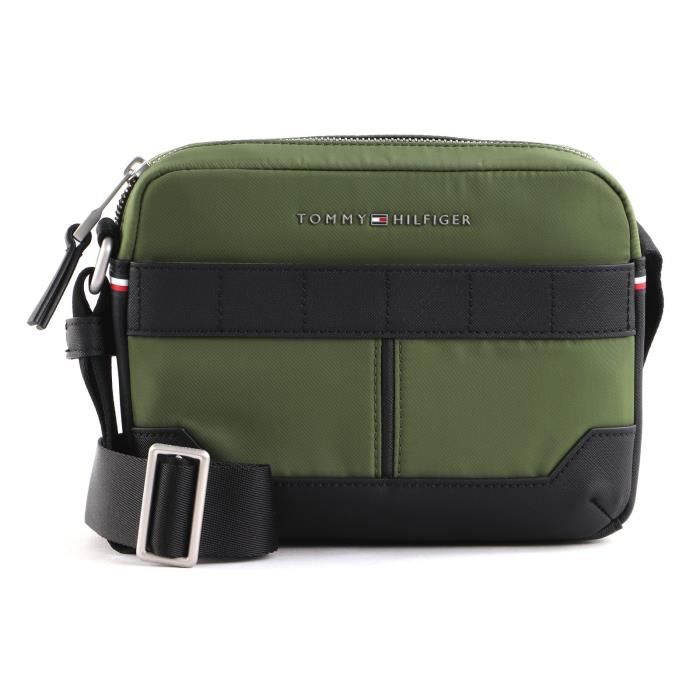 TOMMY HILFIGER Elevated Nylon Camera Bag Mentor Green [216187] sac à épaule bandoulière