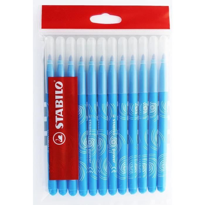 STABILO - Viltstift - power max - Etui met 12 kleuren
