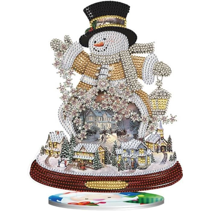 Plateau 3D - Diamond Painting - Bonhomme de Neige