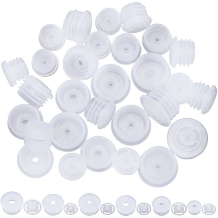 Lot De 12 Bouchons De Rechange En Silicone Solide Pour Salière