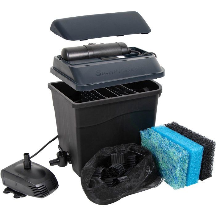 Filtre gravitaire pour bassin - UBBINK - SmartClear 9000 PlusSet - UV-C 9W - Pompe proLine 3000 - 4500-9000 L
