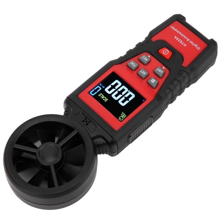 Anémomètre Numérique Portatif RM065 - Mesure Vitesse Du Vent Et Température - Multifonction