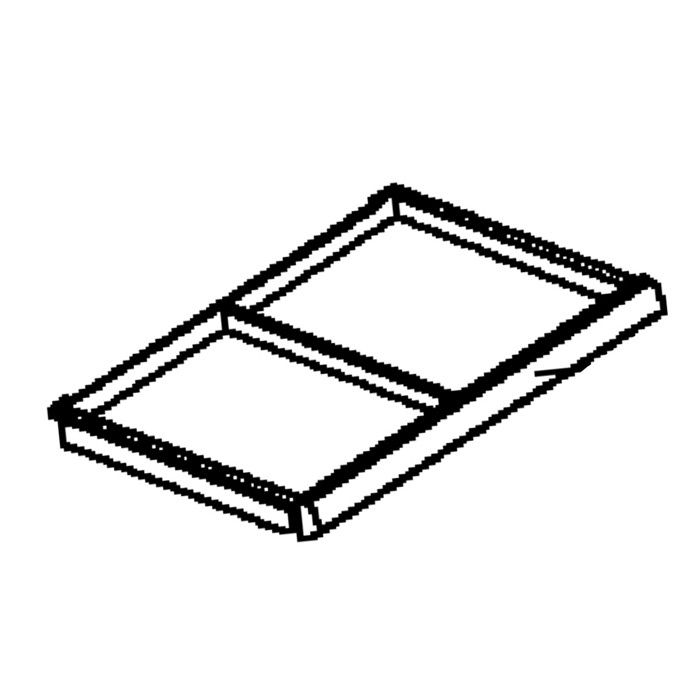 Clayette Etagère Réfrigérateur 393 X 342 Mm Compatible Whirlpool Bauknecht KitchenAid - 481010358035