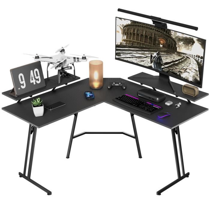 Bureau D'angle En L – Noir – Neuf Sous Emballage – Design Moderne