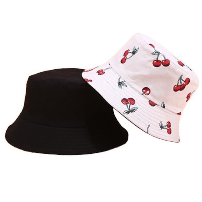 Chapeau Bob Unisexe Tendance De Couleur Unie Chapeau Panama Hip Hop