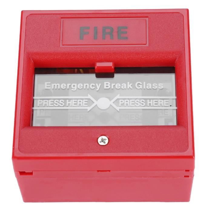 Bouton d'urgence Bouton D'alarme Incendie de Sortie de Secours, Bouton ...