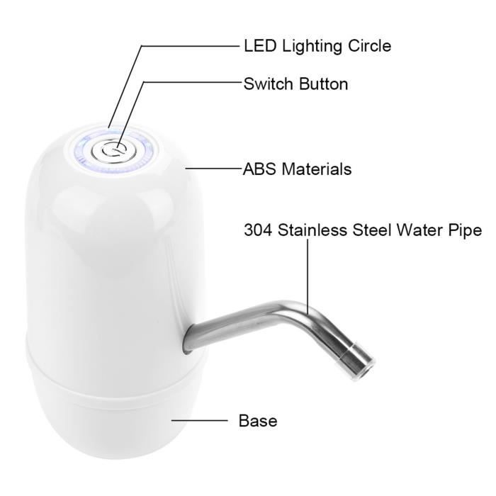 Pompe à Eau 12V à Diaphragme, Auto-amorçage, 80W, Débit 3.5-5 L/min - Pour Camping-Car, Bateau - 6