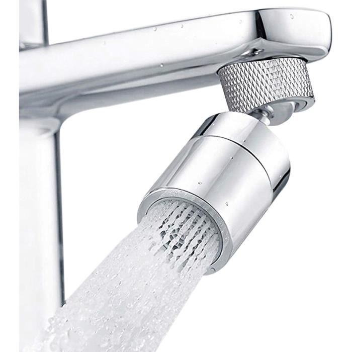Aérateur FM22 Pour Robinet – Deux Modes D'écoulement, économie D'eau Et Jet Réglable En Acier Inoxydable