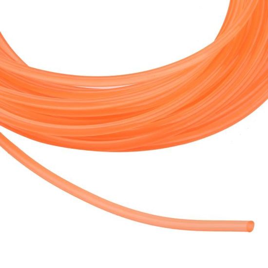 Cikonielf Courroie en polyuréthane Courroie ronde en polyuréthane PU à  surface lisse orange pour bricolage pneumatique