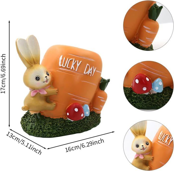 PHENOFICE Support De Téléphone Lapin Mignon en Résine, Accessoire Décoratif Bureau pour Smartphone Portable, Compact Et Stable, Couleur Rose, pour Usage Domestique Et Présent Original