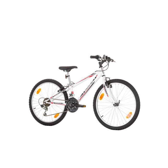 VTT PROBIKE TEMPO 24 BOY Cadre en aluminium 18 vitesses Freins V brake Cdiscount Sport