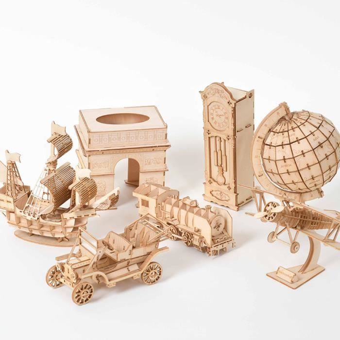 Generic Planche De Puzzle 3D En Bois Pour Enfants AVION - Prix pas cher