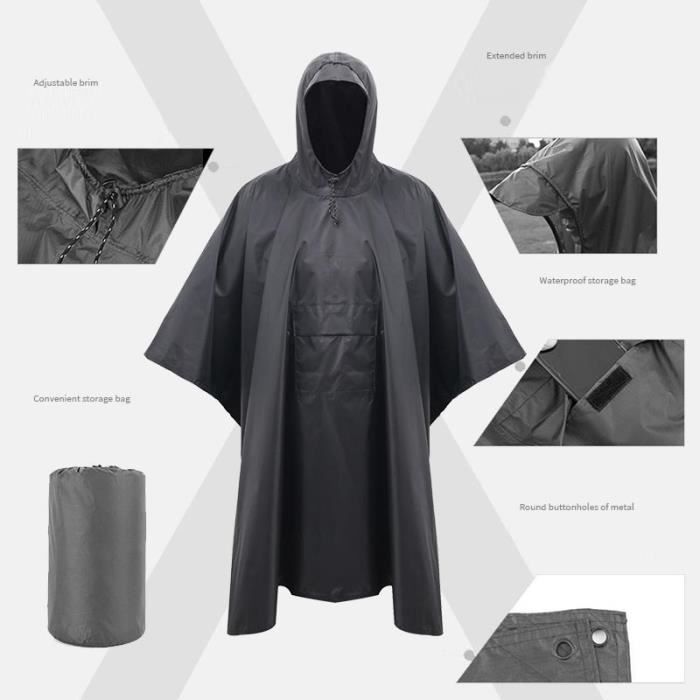 Unbranded Protection contre la pluie Adulte Poncho de pluie Taille Taille unique Unbranded Protection contre la pluie Adulte Poncho de pluie Taille Taille unique