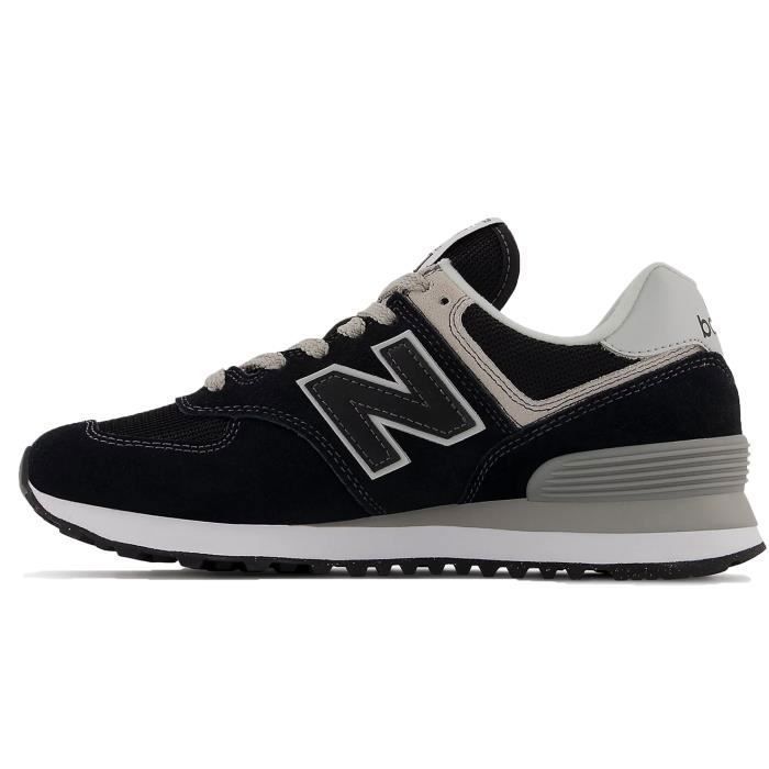 Chaussure Femme New Balance WL 574 Noir Lacets Textile Noir Cdiscount Chaussures