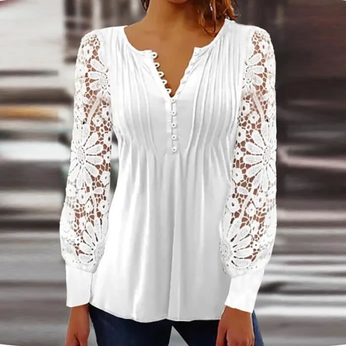 Chemise avec dentelle online