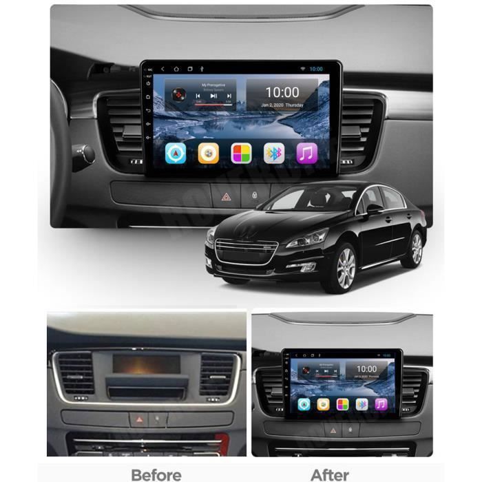 RoverOne® Autoradio GPS Bluetooth pour Peugeot 508 2011 - 2018