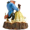 Figurine La Belle et La Bête - Collection Disney Tradition by Jim Shore - Effet bois peint - 20 cm-2