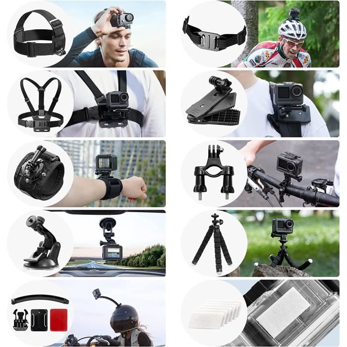 Accessoires pour caméra sport Akaso Caméra sport accessoires 7 en
