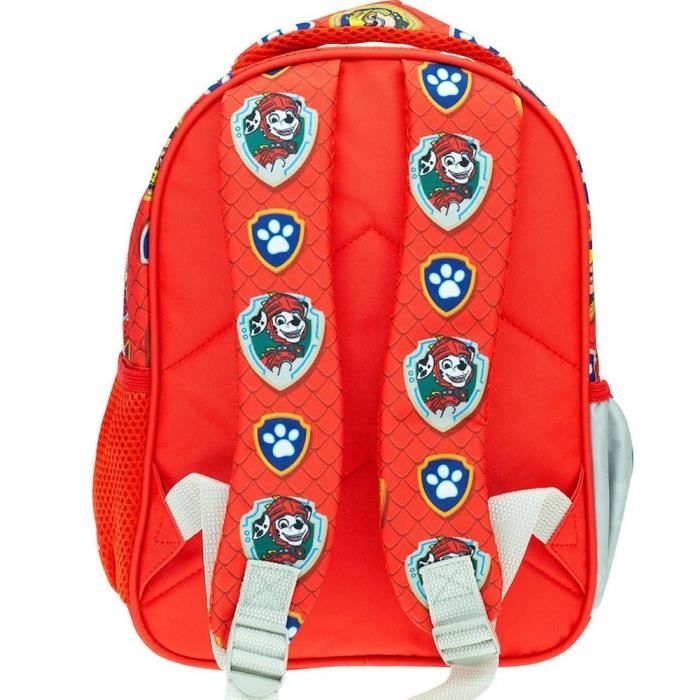 Sac à dos PAT PATROUILLE Marcus Rouge 30 cm x 25 cm x 15
