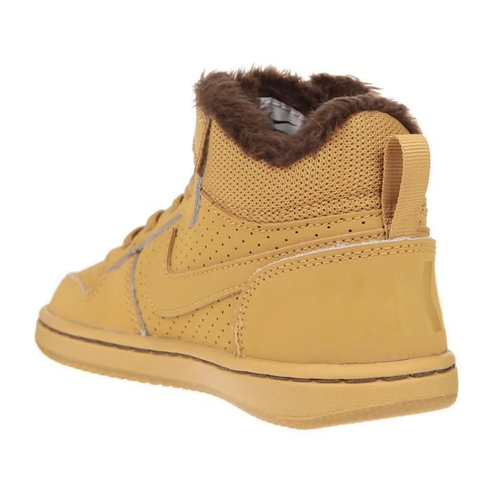 NIKE Baskets Court Borough Mid Enfant gar on Camel Camel