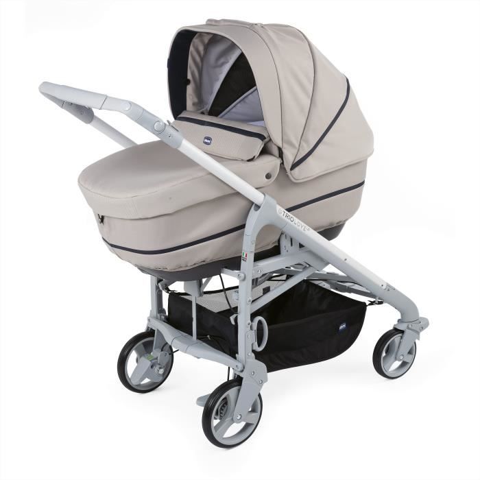 Poussette chicco trio on sale beige