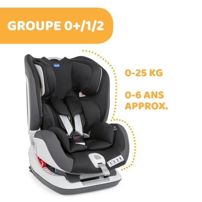 Si ge auto volutif Chicco Seat Up Groupe 0 1 2 Jet Black