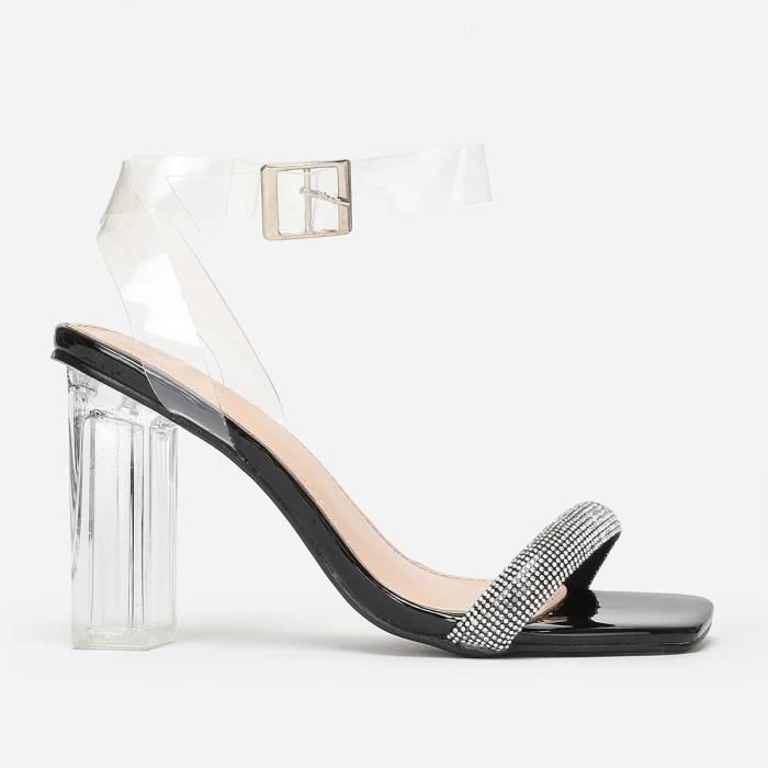 Talon noir et transparent sales