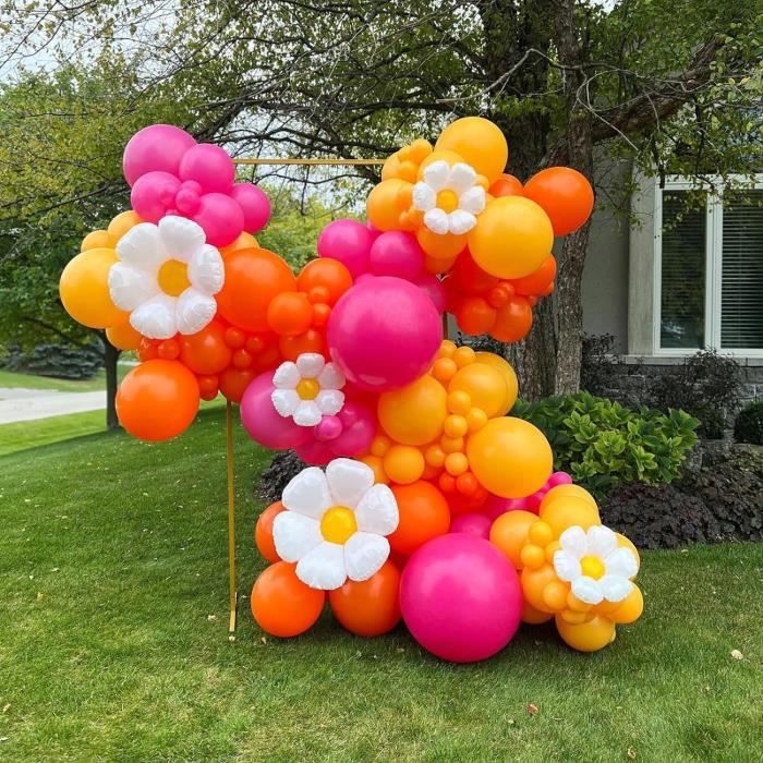 Kit Arche de ballons - Or et Blanc - 70 ballons - Dynastrib