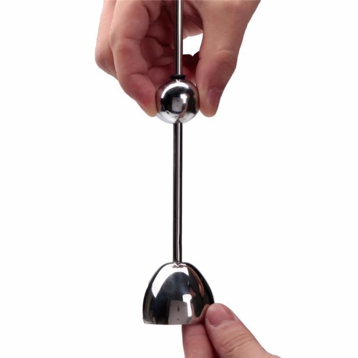 Coupe-œuf, Coupe-uf en Acier Inoxydable, Coupe-Coquille, Séparateur d'Ufs Pochés, Ouvre-Ufs, Outil pour ufs Doux et Durs