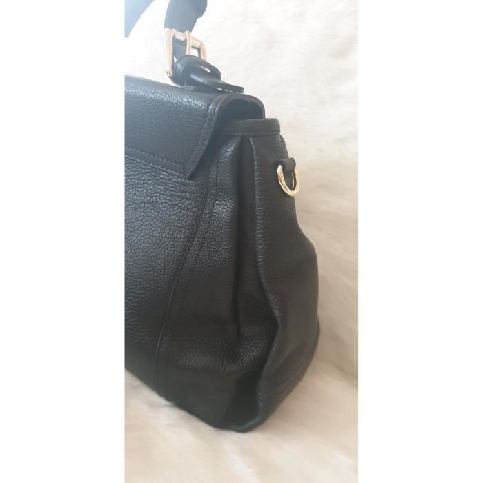 SUPERBE SAC BANDOULIERE EN CUIR TORRENTE COUTURE
