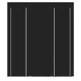 Armoire de Rangement ,Penderie Dressing en Tissu Non-tissé 5 Etagères 9 grille 150x45 x175cm-Noir-3