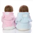 RUMOCOVO® Poupées de bébé Reborn en vinyle et Silicone souple, 22 pouces, 55 cm, jumeaux , jouet pour enfants-3