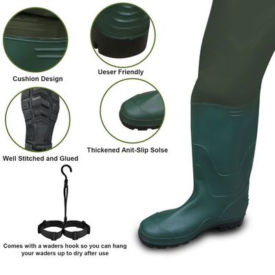 Pantalon Échassiers De Pêche Pro Line Deluxe – Isotherme, Imperméable, Taille 10