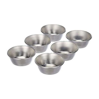 Ibili Lot De 6 Moules à Gelée En Plastique Multicolore - 7.5 X 7.5 X 6.1 Cm - Idéal Pour Desserts Et Gelées