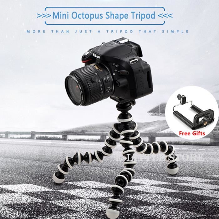 Trépied flexible pieuvre GorillaPod pour GoPro & Appareil Photo