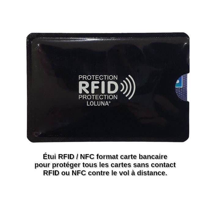 Porte-carte NAVIGO simple 1 à 3 cartes + étui Carte RFID, transparent,  compact en cuir pour homme - femme LOLUNA® (Chocolat) Chocolat - Cdiscount  Bagagerie - Maroquinerie