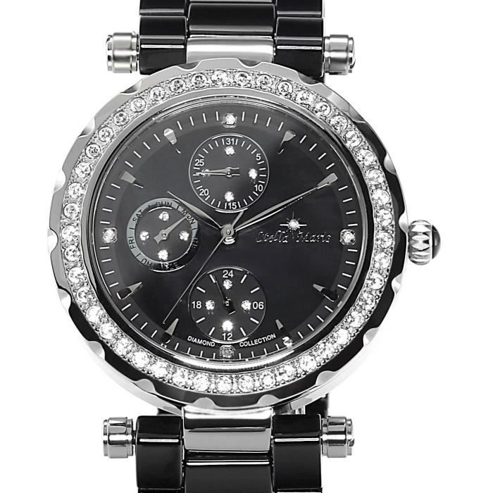 Montre ceramique sales noire femme