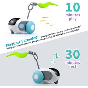 Chat En Peluche électronique IXYHKB – Télécommandé, Marche, Miaule, Remue La Queue – Accessoires Inclus – Dès 3 Ans