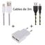 Oem Pack Chargeur Pour Iphone 11 Pro Max Lightning 2 Cables Tresse 3m Chargeur Prise Secteur Double U Achat Chargeur Telephone Pas Cher Avis Et Meilleur Prix Cdiscount