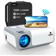 5G WiFi Videoprojecteur Full HD Bluetooth-WiMiUS W1,9000 Lumen Projecteur 1080p Natif, Soutiens 4k,Correction Trapézoïdale 5D & Zoom-0