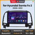 NONE BRAND Autoradio 9 pouces Android 13 Carplay voiture pour Hyundai Santa Fe 2 2006-2012 Écran Tactile GPS RDS WIFI Bluetooth Junsun