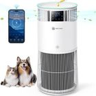 Purificateur d'Air pour Maisons avec Animaux-Amicura P2-Filtre HEPA H13,843 m³/h CADR, 450 m³/h de Particules, Contrôle par App